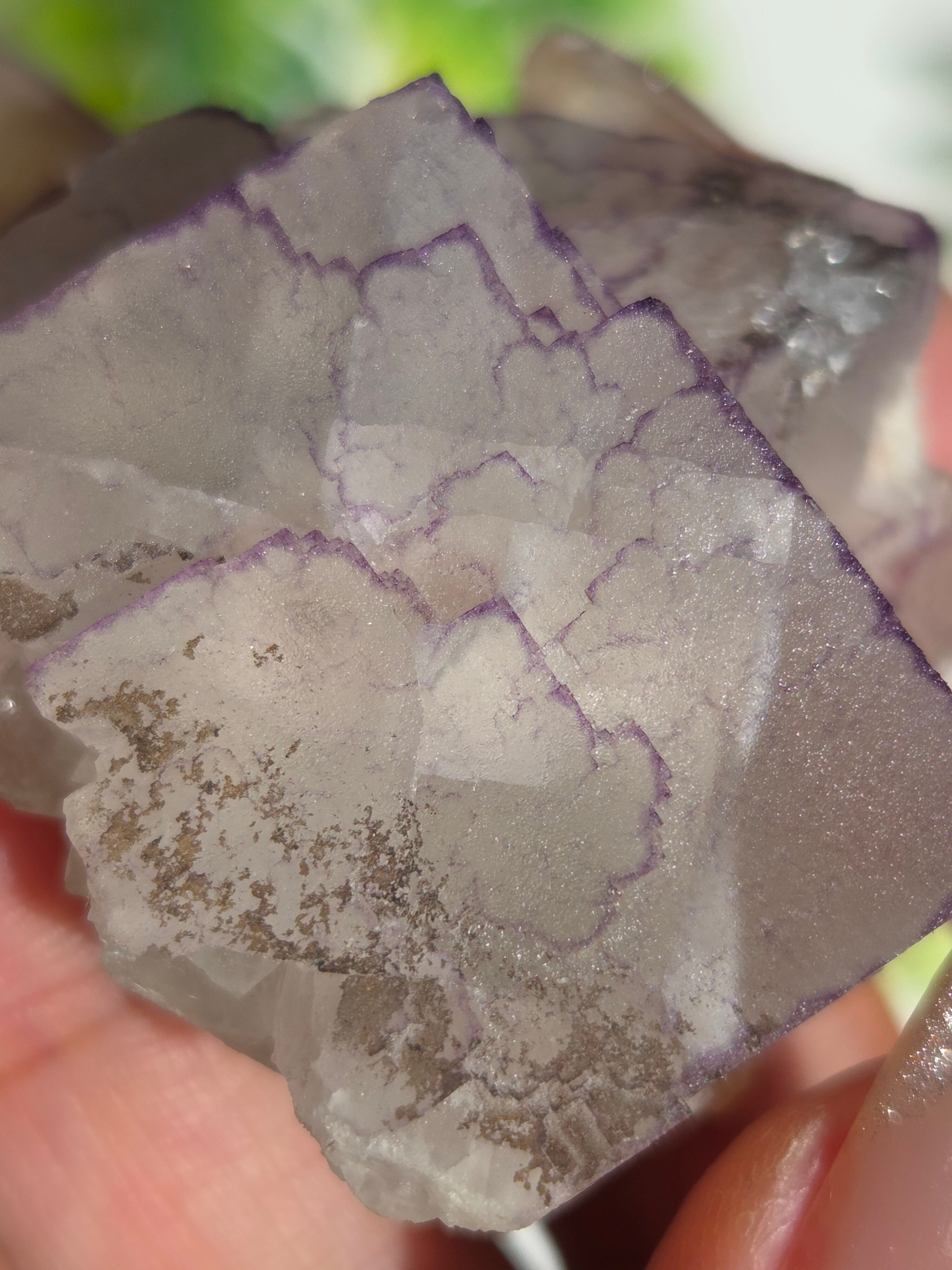 中国貴州省産QRコードフローライト 252 中国 貴州省産 フローライト