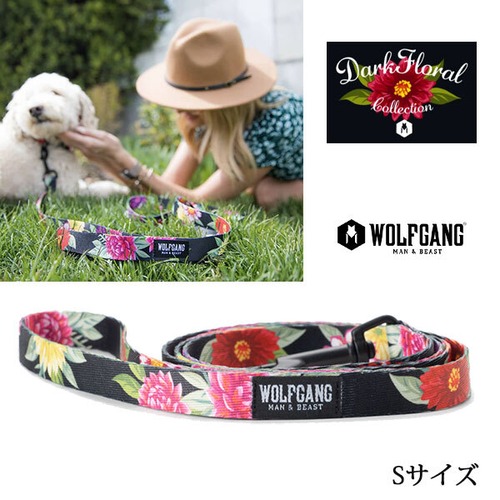 DarkFloral LEASH Sサイズ リード WOLFGANG ウルフギャング アメリカ 小型犬