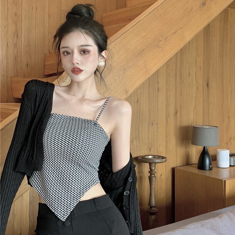 スタンダードサマースタイルショートウェスト薄手 レトロ 夏物 ガールズファッション14388759344