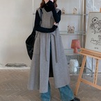 Luxury wool vest coat (ME208)