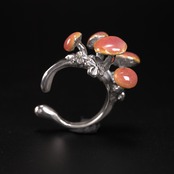 キノコ＆クローバー イヤーカフ