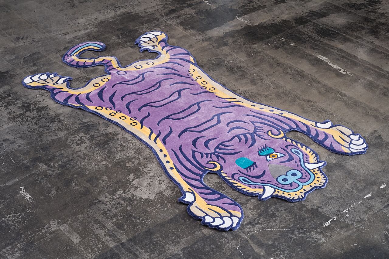 チベタンタイガーラグ TIBETAN TIGER RUG(チベタンタイガーラグ) SSサイズ 50×85cm