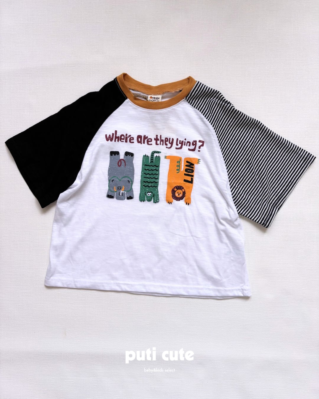 120 ꒰ 即納 ꒱ Zoo T / orange mom ⸝⋆
