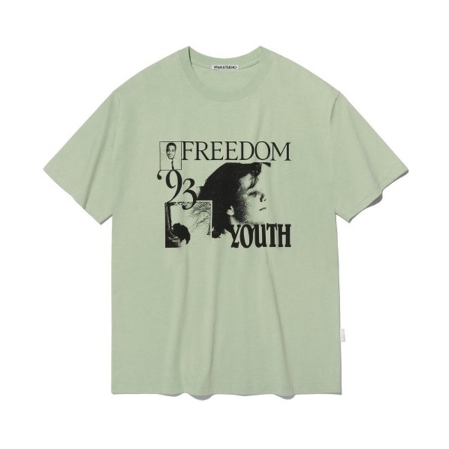 [VIVASTUDIO] 93 TEE [GREEN] 正規品 韓国ブランド 韓国代行 韓国通販 韓国ファッション Tシャツ