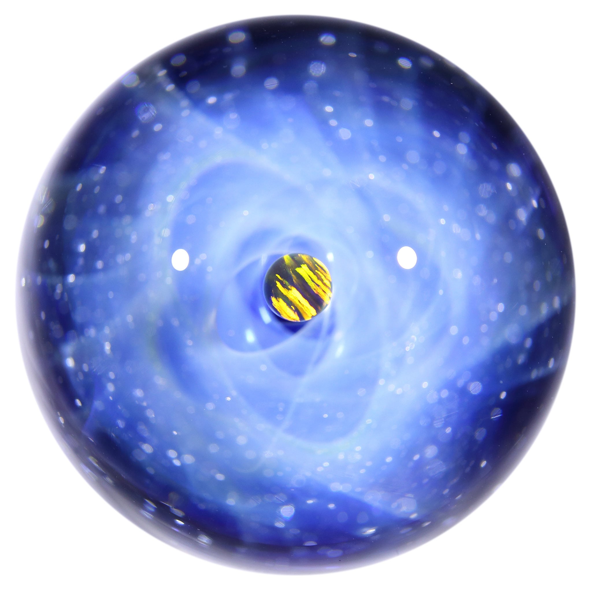 青色ガラス球体 金属スタンド付き Amazon.co.jp: kanpura 60mm アイスクラッククリスタルボール 文鎮