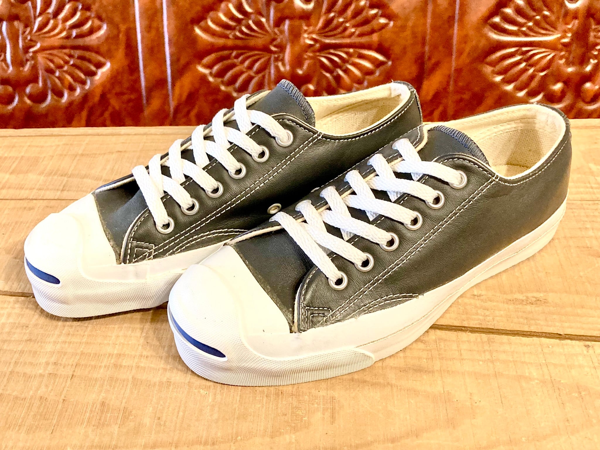 CONVERSE（コンバース）JUCK PURCELL LEATHER（ジャックパーセル レザー） 4.5 23cm ネイビー USA 90s 221  | freestars powered by BASE