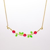 Resin Rose Necklace 02 / ネックレス