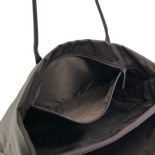 PRADA プラダ ハンドバッグ ブラウン トライアングルロゴ ナイロン トートバッグ vintage ヴィンテージ オールド 4bbxfs