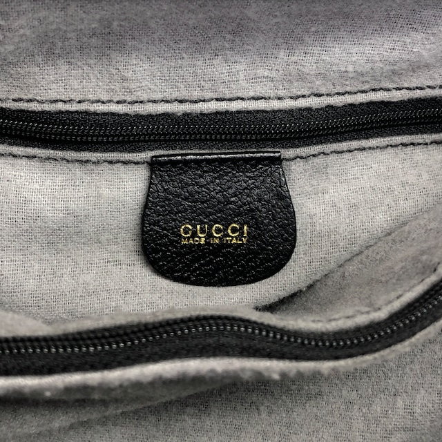 GUCCI グッチ ハンドバッグ ブラック バンブー レザー 002・1095・0260 vintage ヴィンテージ オールド spzj7v