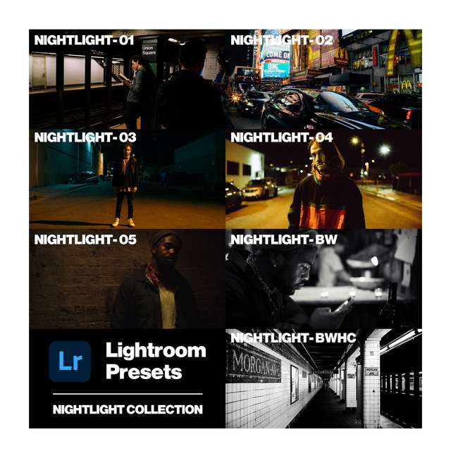 Lightroom Presets - Nightlight Collection