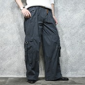 gimmick cotton wide pants