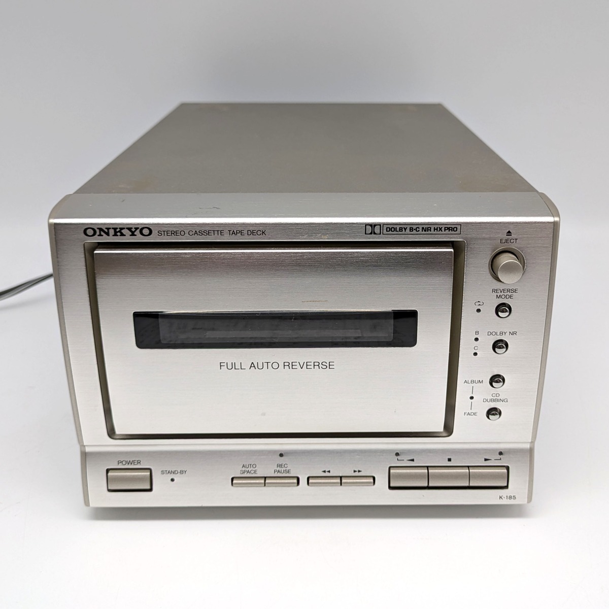 ONKYO(オンキョー)・ステレオカセットテープデッキ・K-185・No.240810 