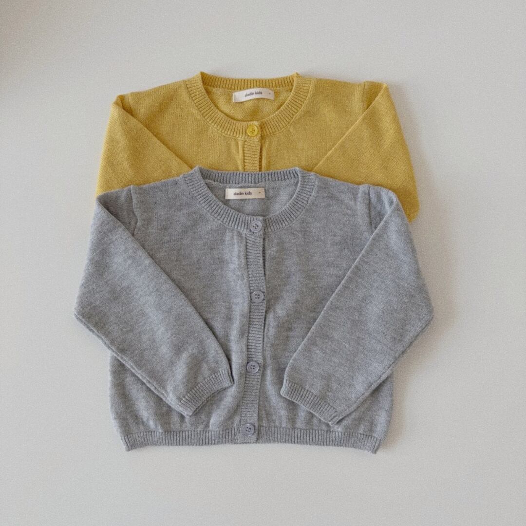 【予約】Basic Knit Cardigan/ aladin kids