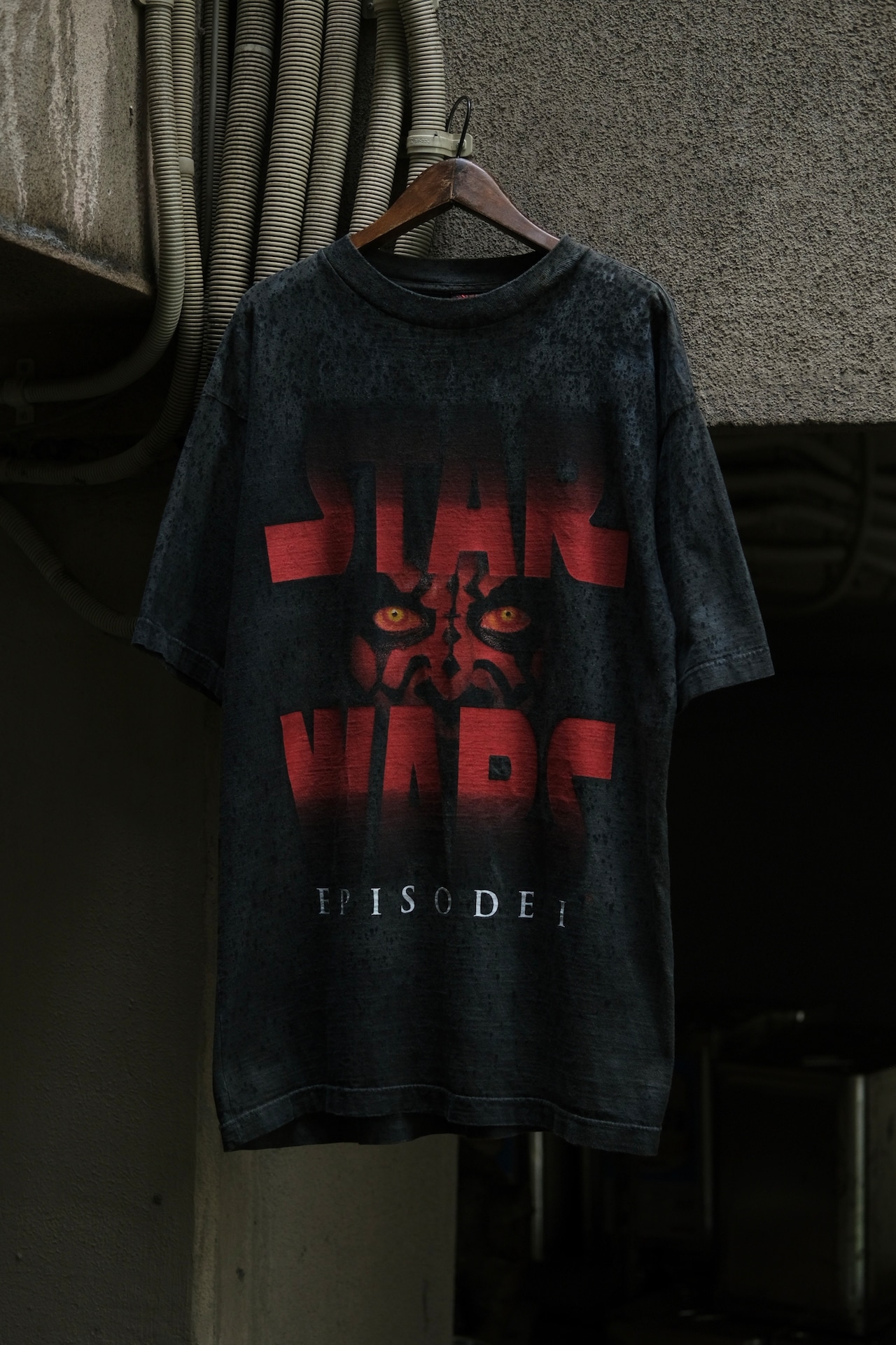 Utah/"STAR WARS EPISODE 1" Darth Maul print tee shirt