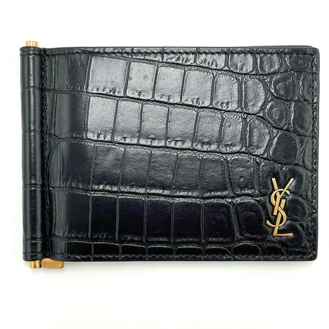 No.142 超人気【超美品】YSL サンローラン マネークリップ クリップ 
