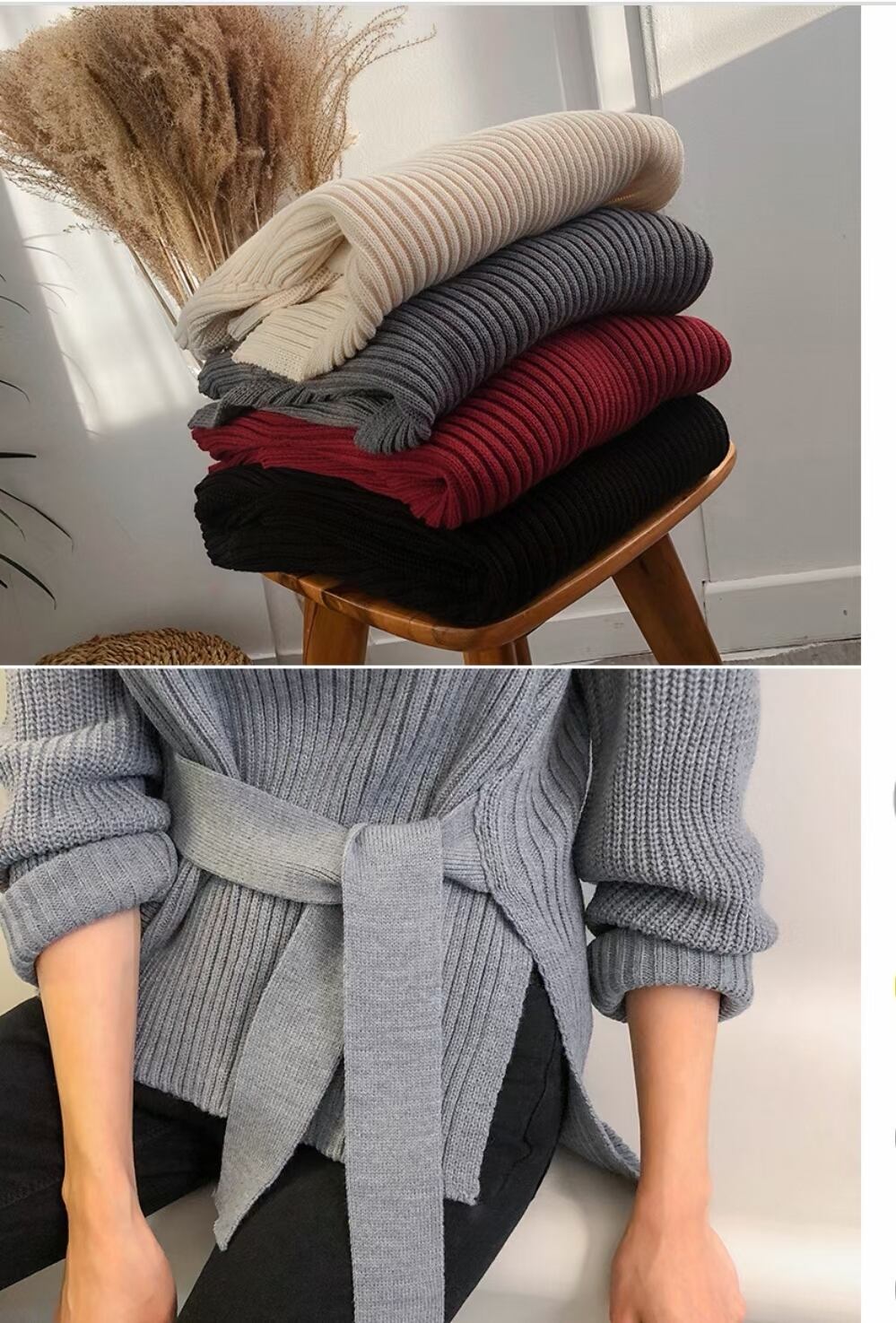 ウエストマーク Vネックニット　AJ1079-1969