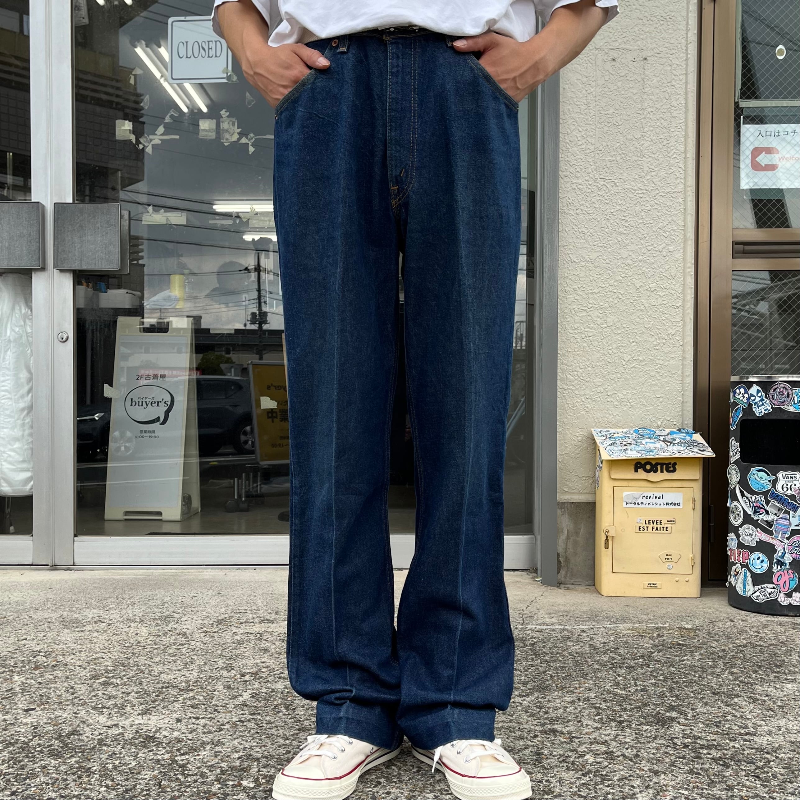 90s Vintage Levi´s 517 ブーツカット デニム 濃紺-