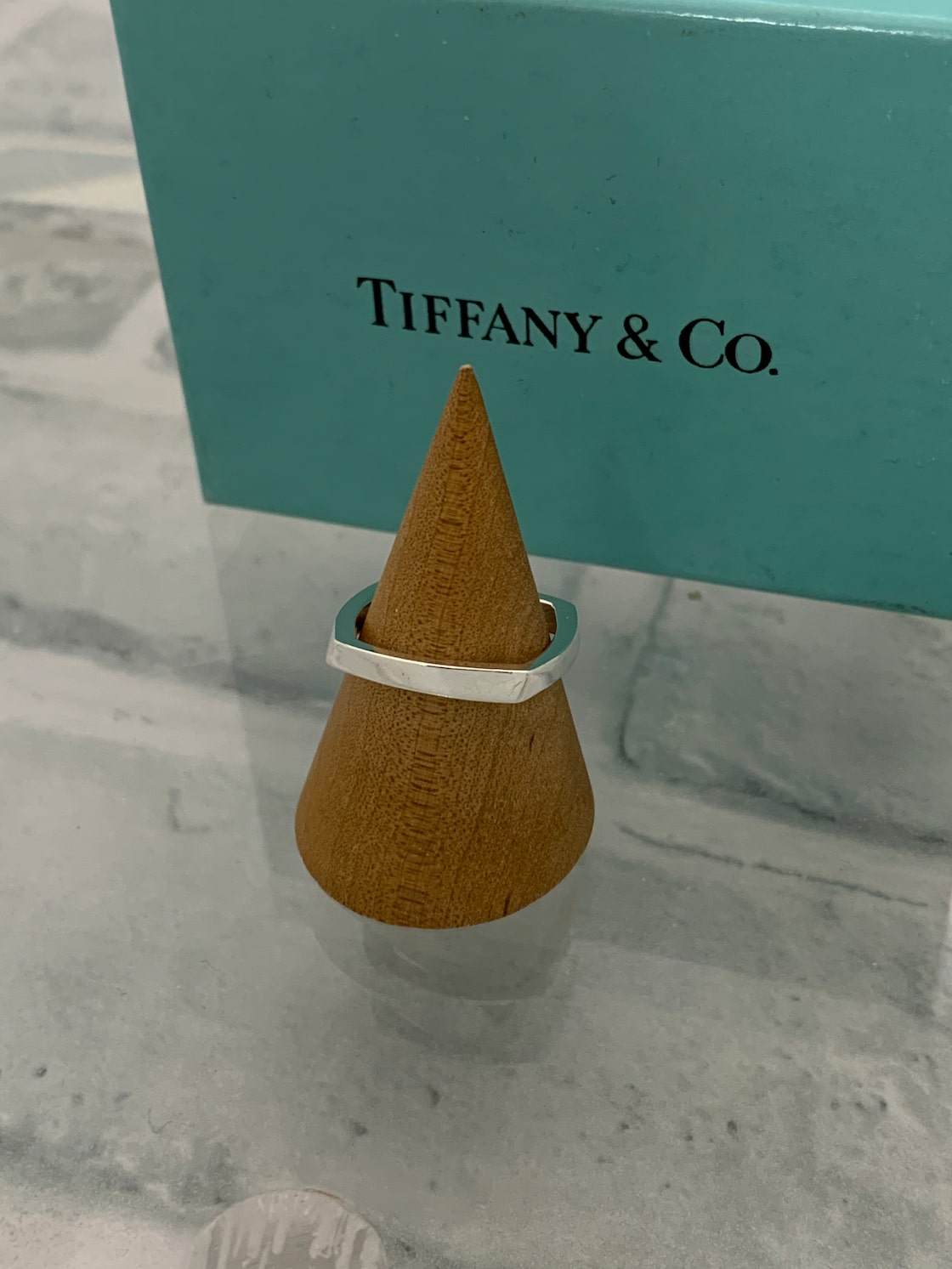 美品 オールドティファニー ナロー トルクリング フランク・ゲーリー 
