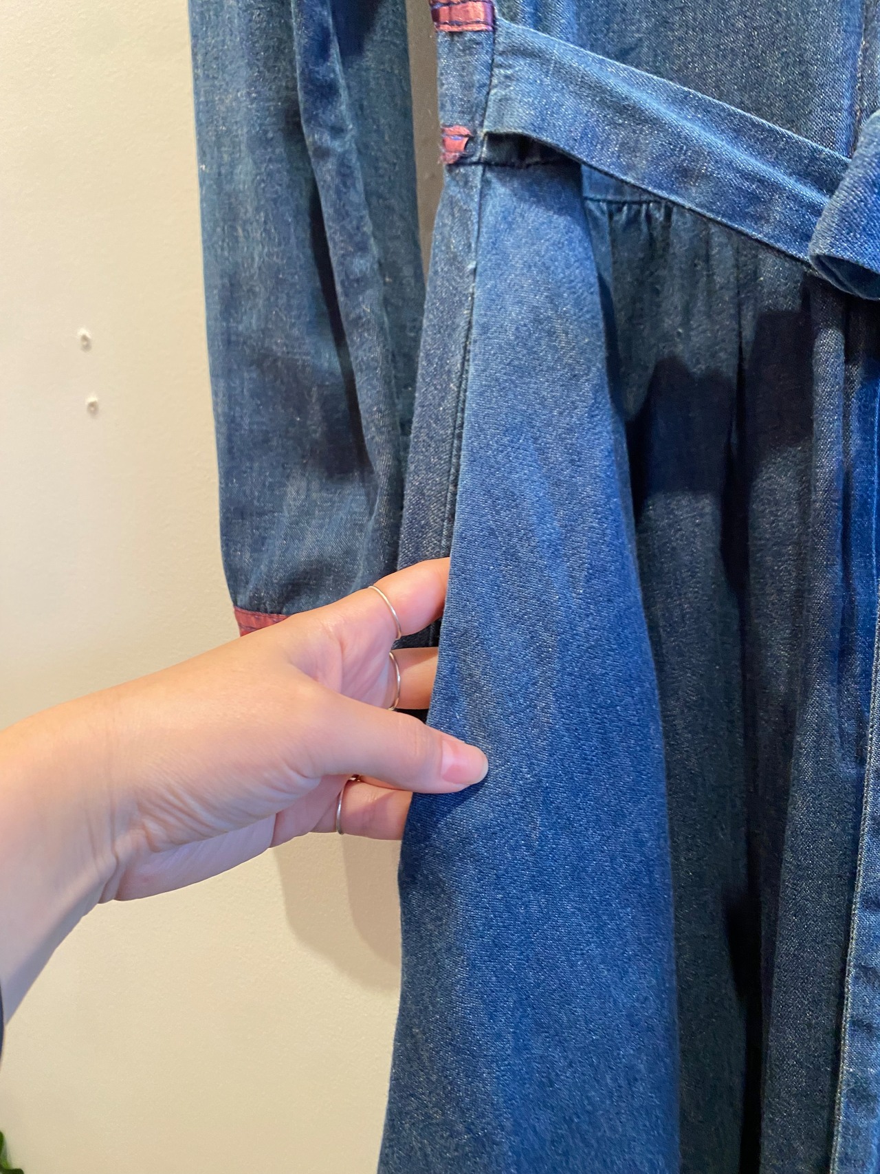 Denims country design dress Made in U.S.A