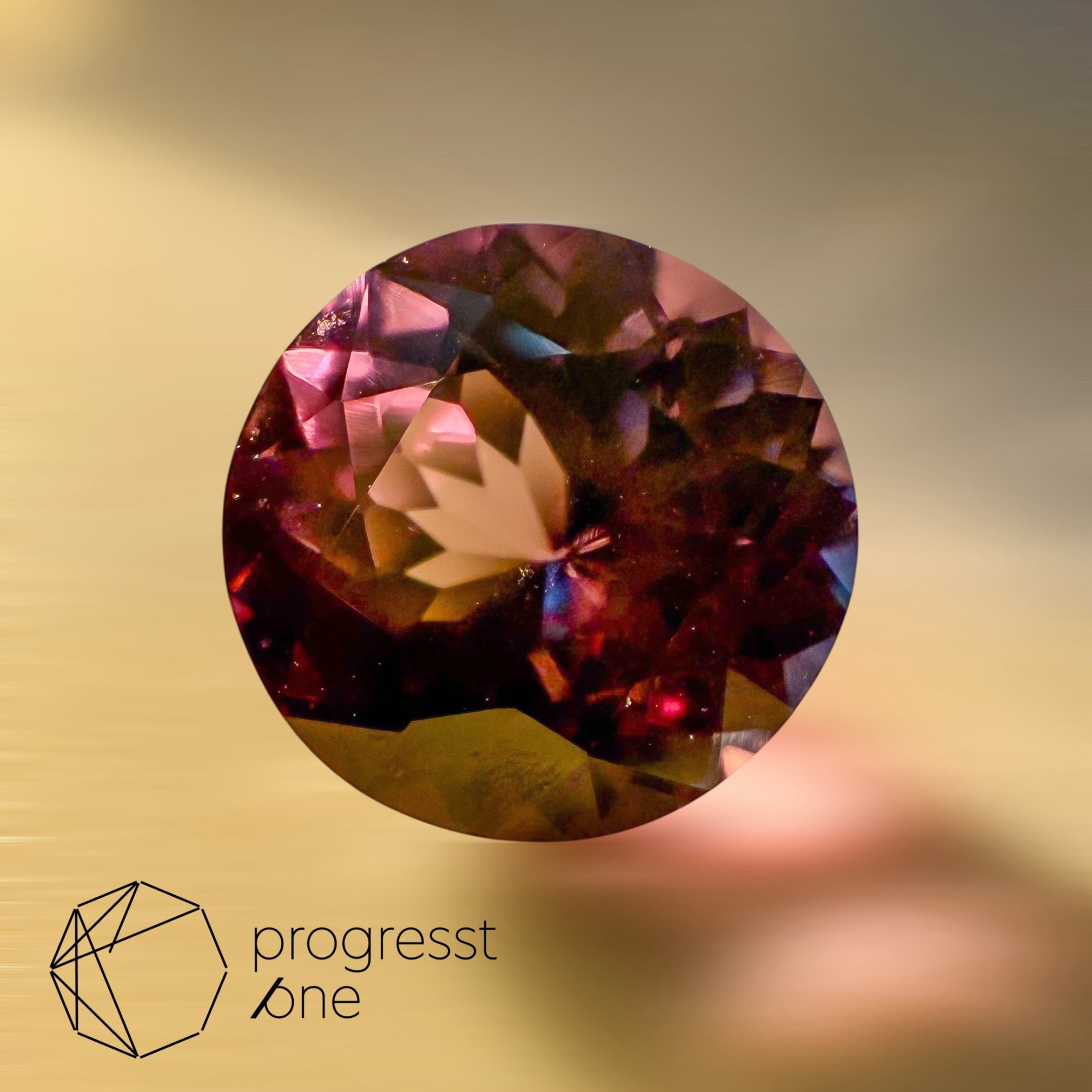 合成カラーチェンジサファイア1.32ct | progresstone
