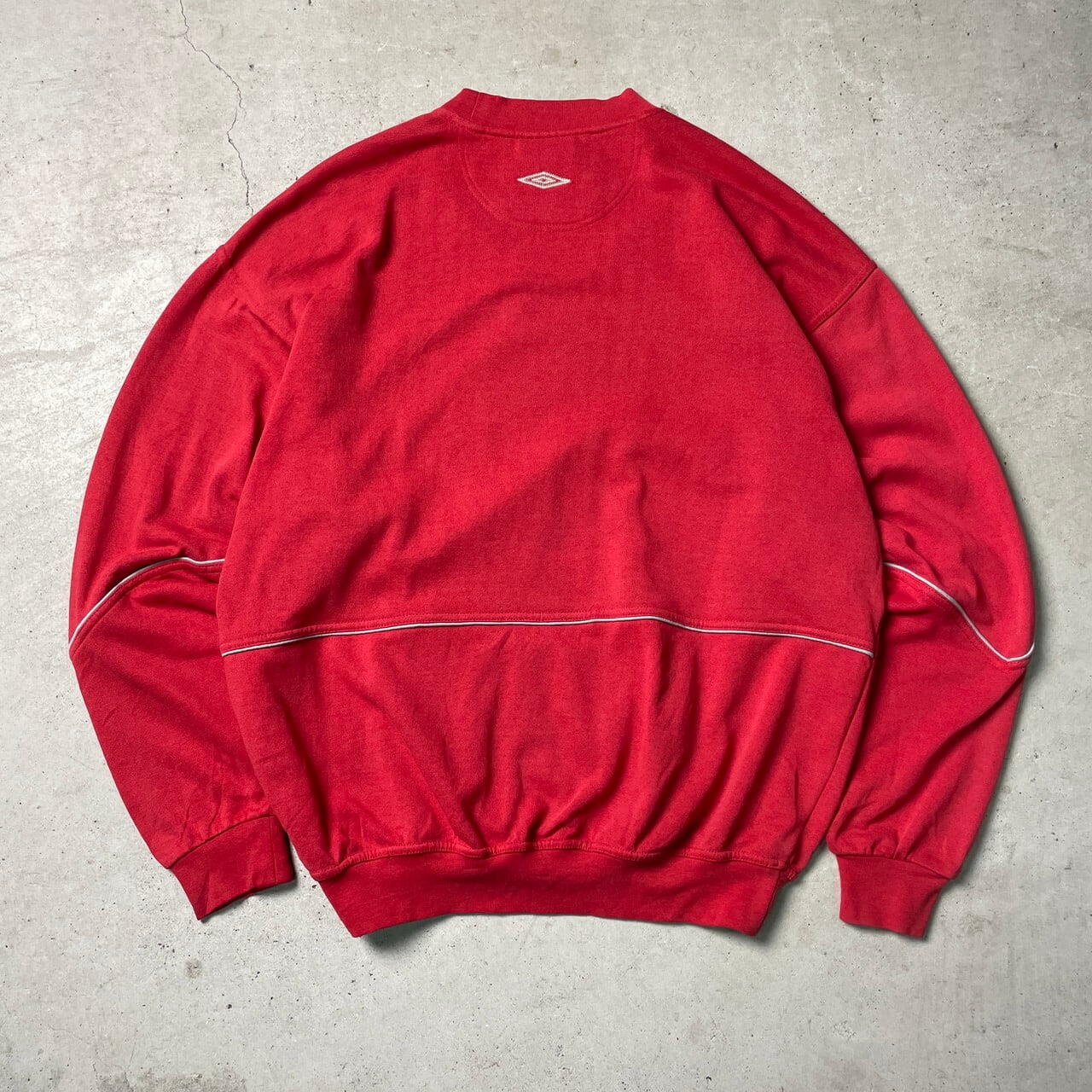 90年代 UMBRO アンブロ ラインデザイン フロントロゴ刺繍 スウェット