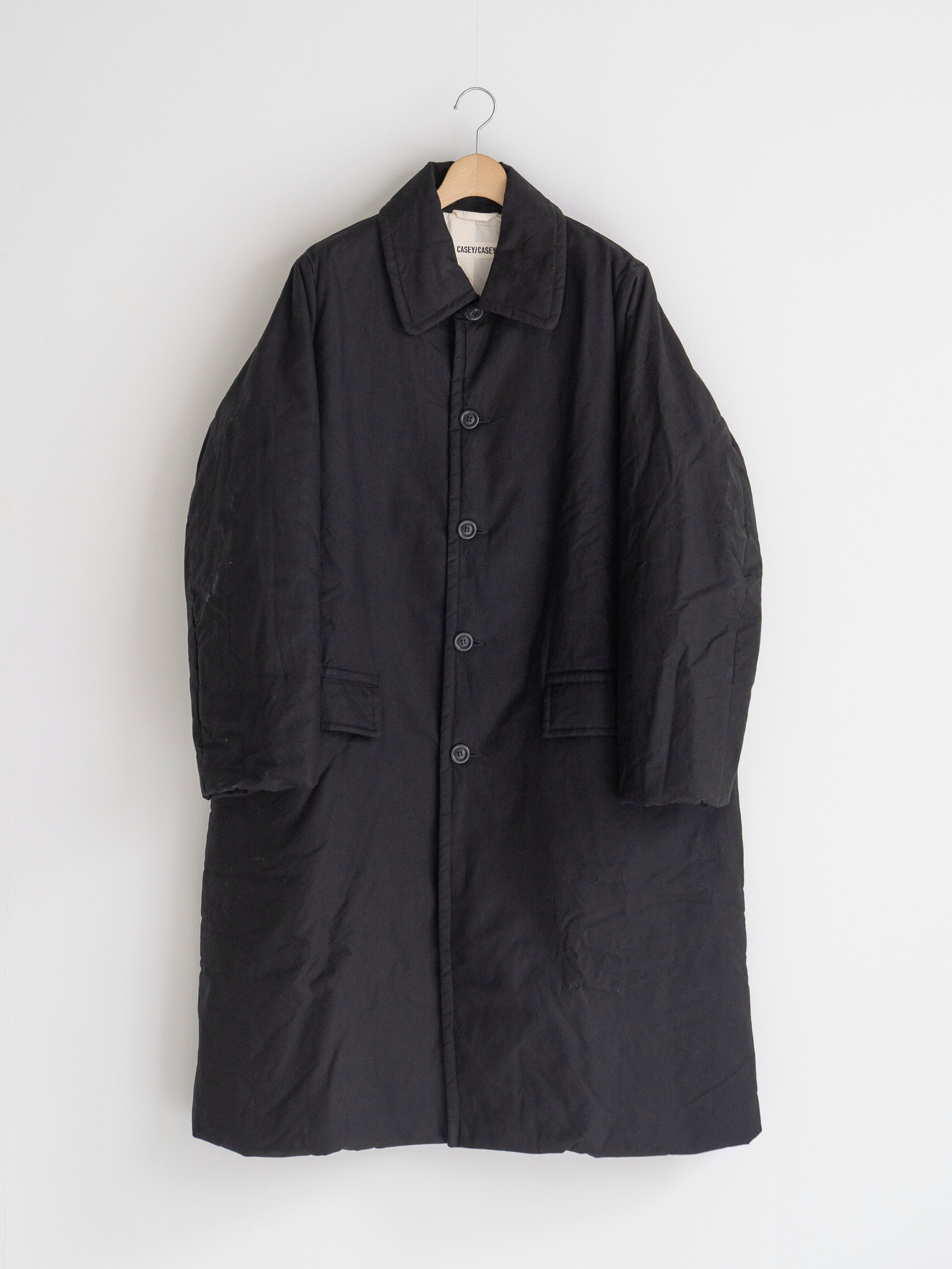 ジャケット・アウター CASEY CASEY 25AW MILU COAT 25HM231 CASEY CASEY MILU COAT BLACK 25HM231 | BEST PACKING STORE