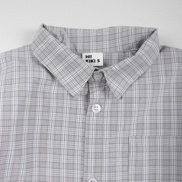 《送料無料》予約:スプリングチェックシャツ【HIKIKI】