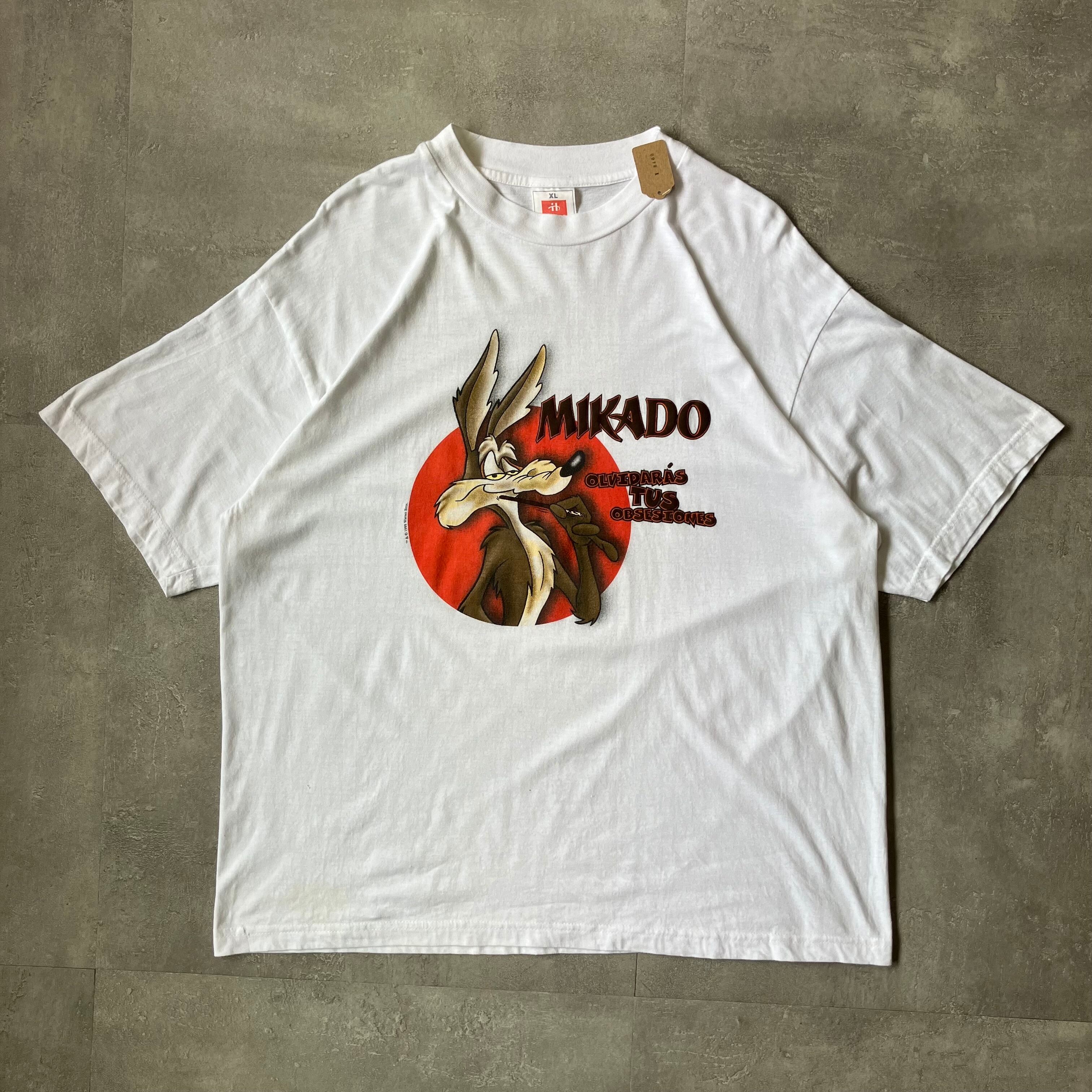 《XL size》Hanes ヘインズ 90s Warner bros. MIKADO プリントTシャツ No.3331