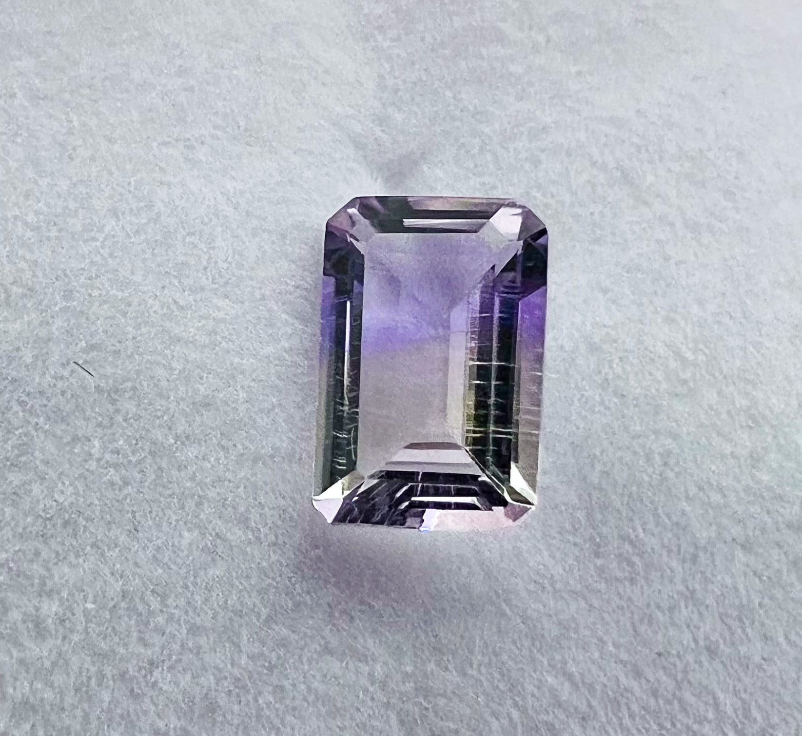 天然】軌跡の石 アメトリン バイカラー 1.09ct 8*5mm | 雑貨