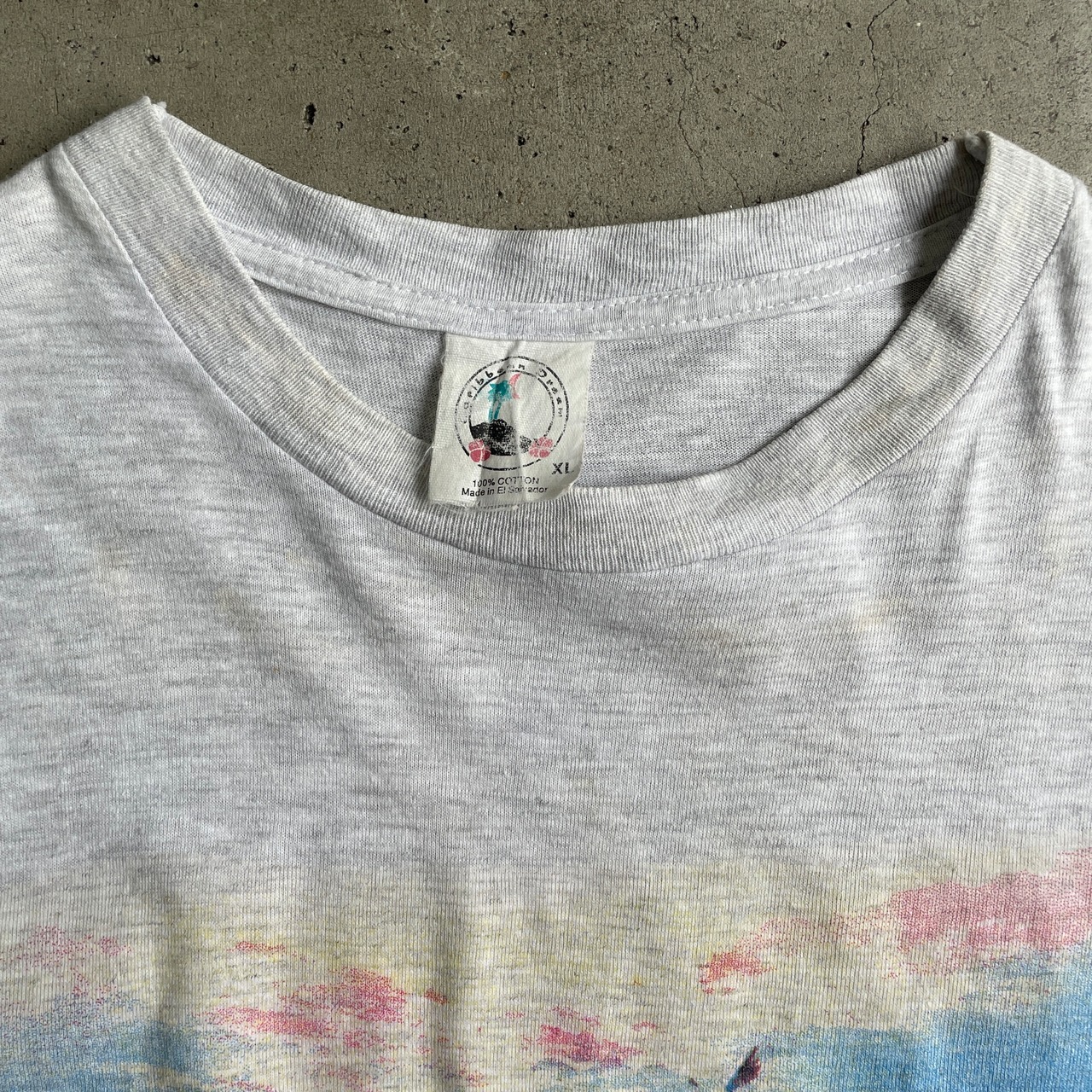 90年代 ocean city maryland アートプリント Tシャツ メンズXL 古着