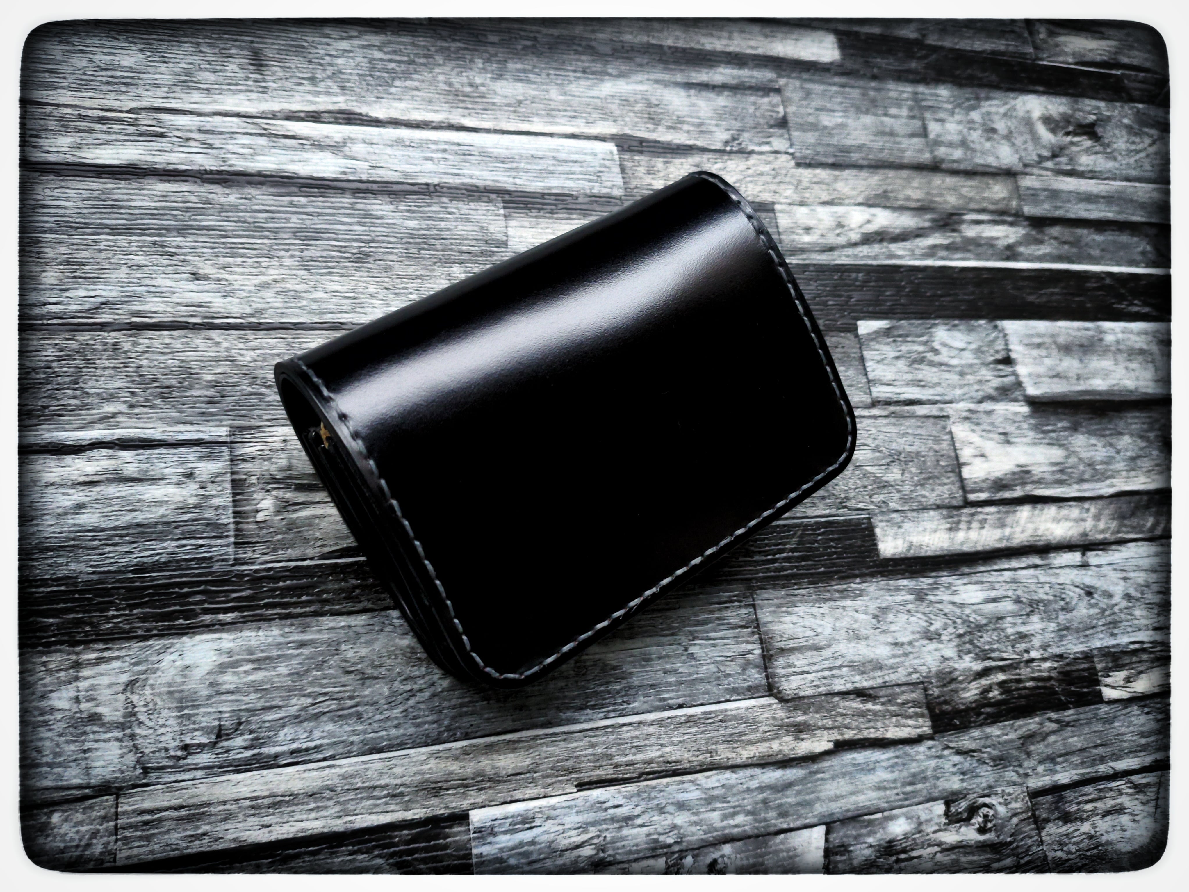 ◇ トラッカーウォレット ◇ サドルレザー 茶芯 ブラック ◇ | Pay ID