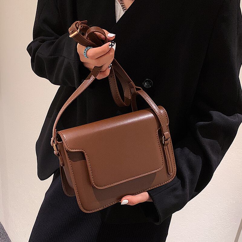 スタンダードオータムウィンター レトロ 秋物 冬物 スクウェア メッセンジャーバッグ Tiancai_Wing_Bag2501797172