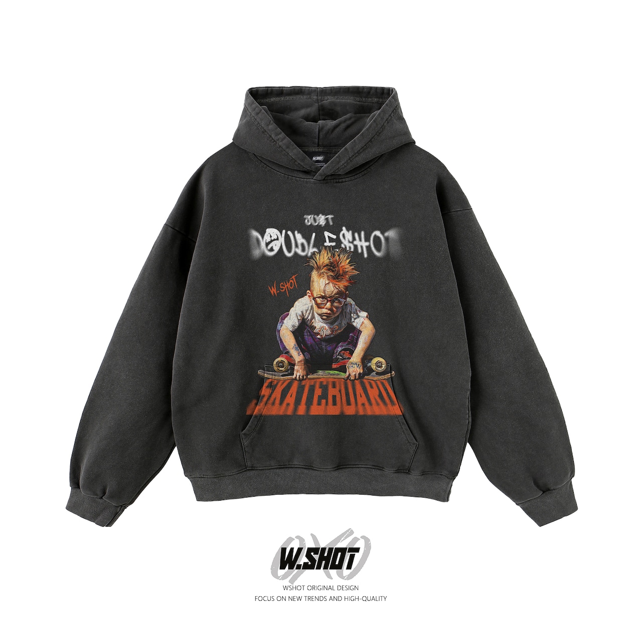 WSHOT Original Skateboard boy Hoodie WS034