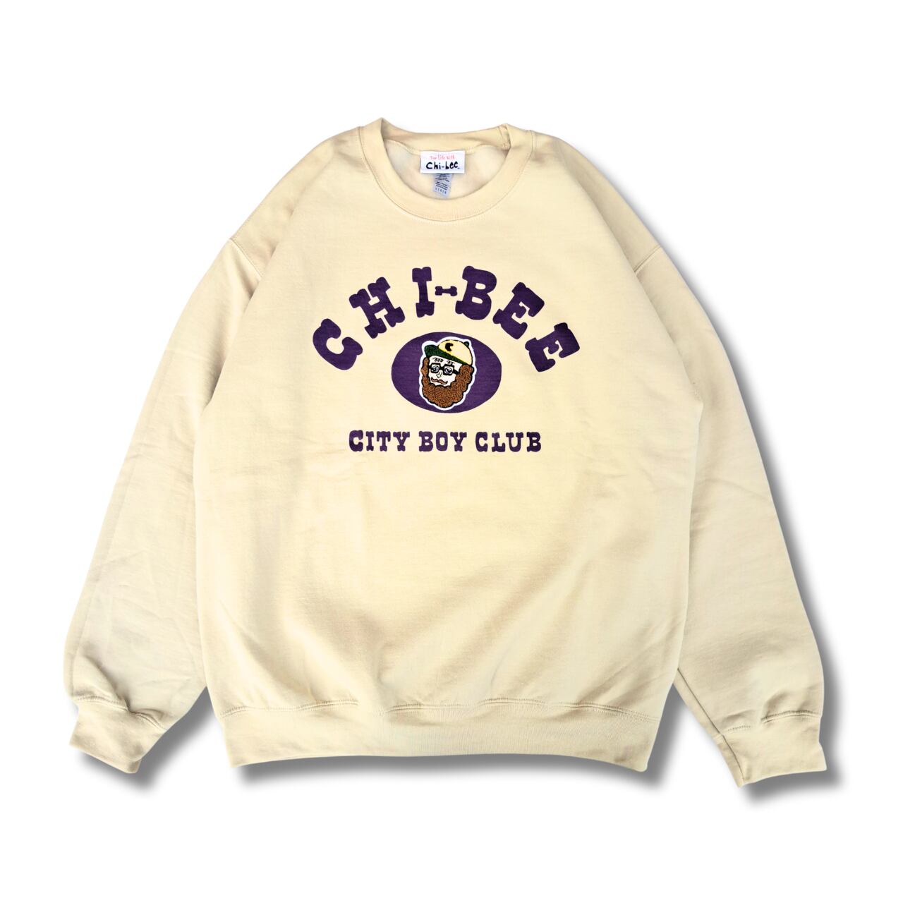 CHI-BEE college スウェット (sand)