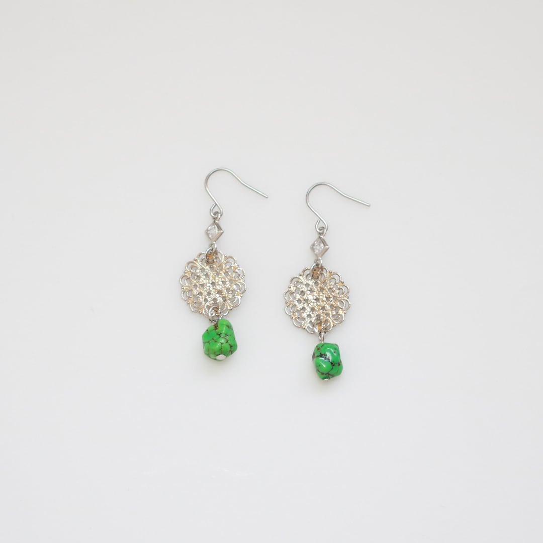 green turquoise ピアス＆イヤリング mm1256 | 【MeiNu（メイニュウ