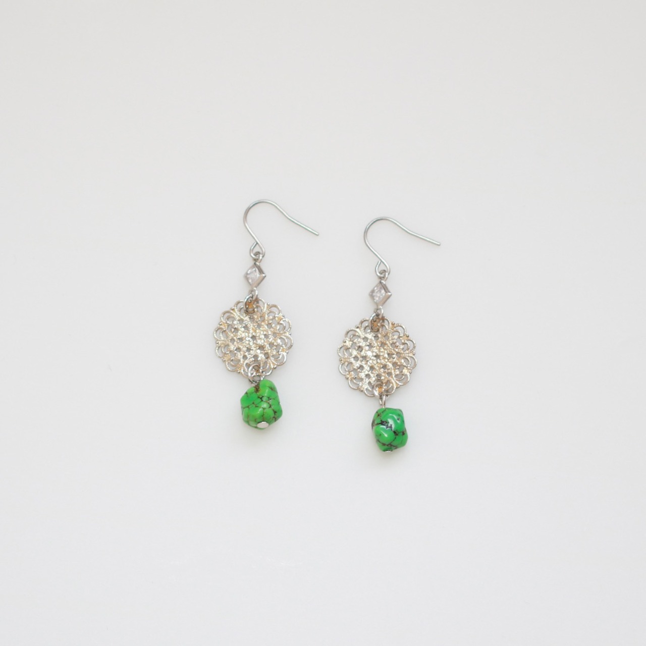 green turquoise ピアス＆イヤリング mm1256