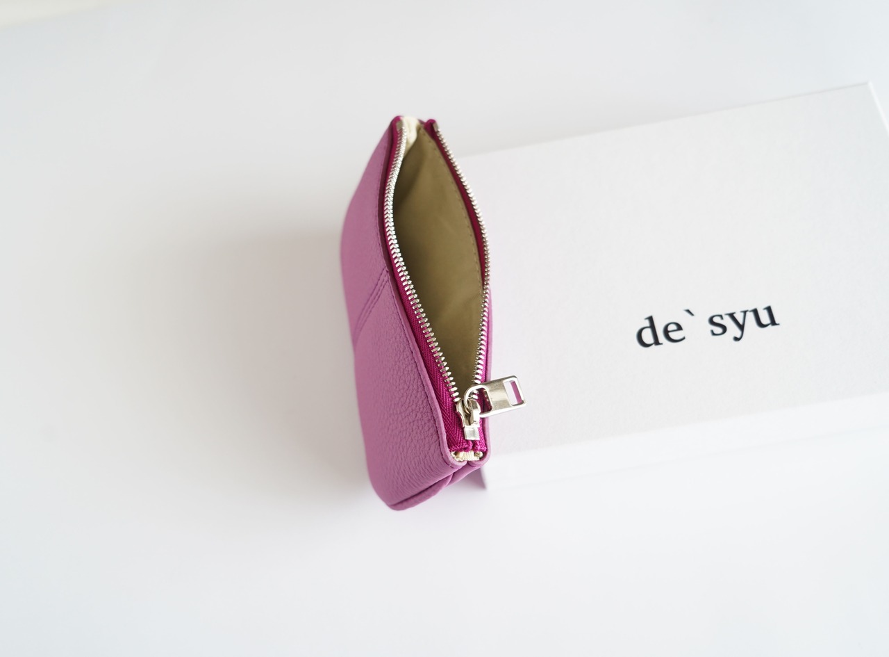 【本革】キーリング付き小物入れ|de’syu|ドイツシュランケンカーフ × コンパクト収納・画像16