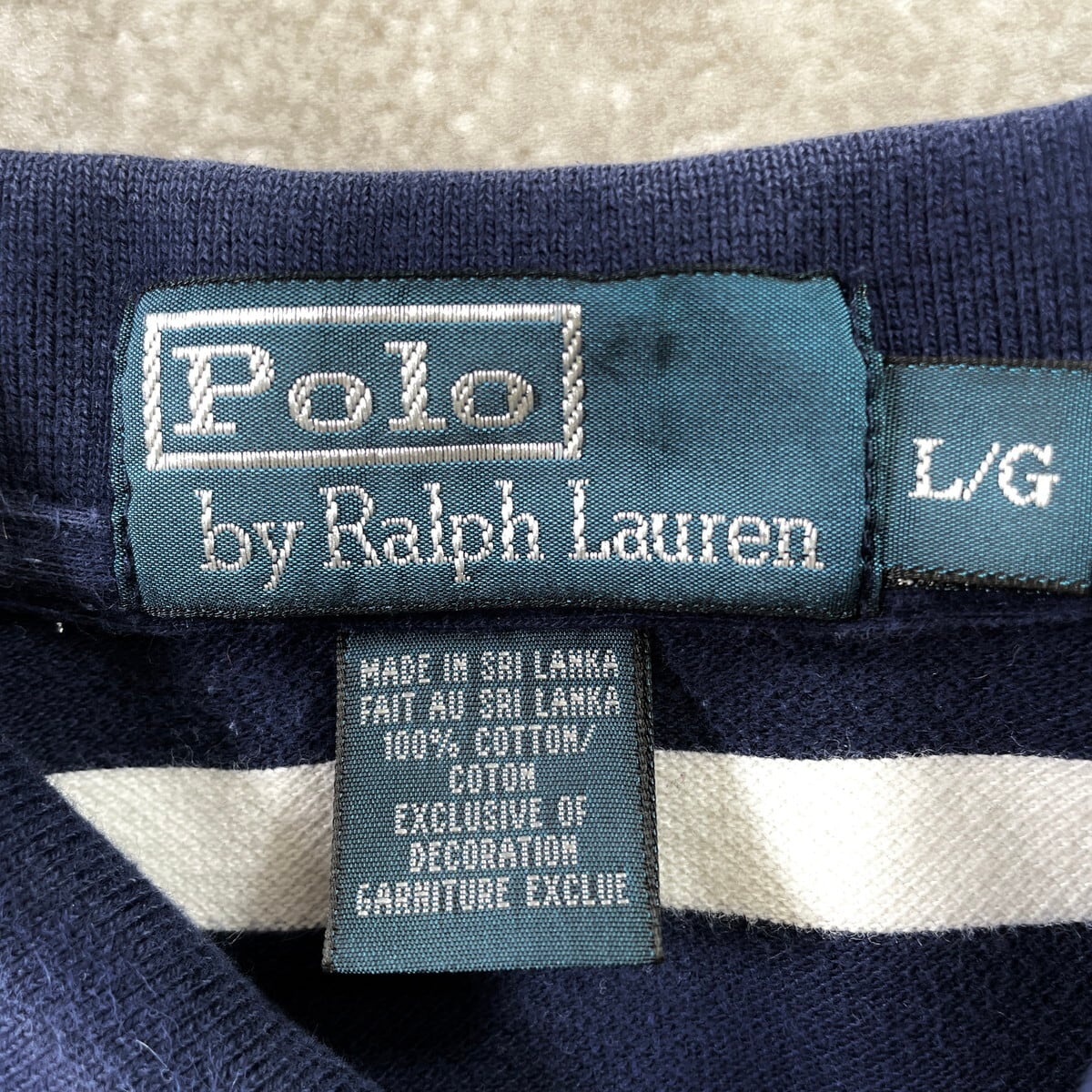90年代 Polo by Ralph Lauren ポロバイラルフローレン ボーダー 半袖