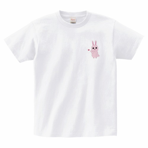 うさぎのラブレター(Tシャツ) (ホワイト)