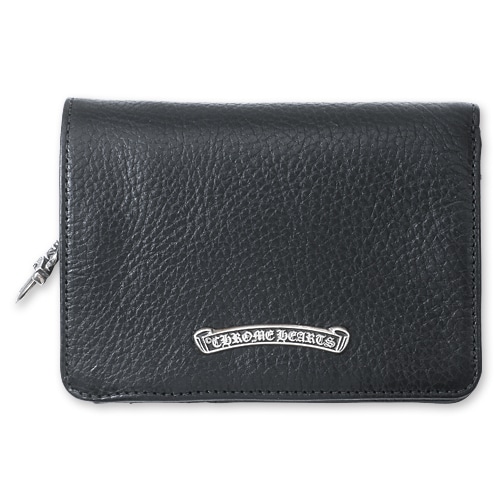 【CHROME HEARTS　クロムハーツ　Wallet　ウォレット　財布　レザー】ジョーイウォレット/ブラックヘビーレザー【送料無料】