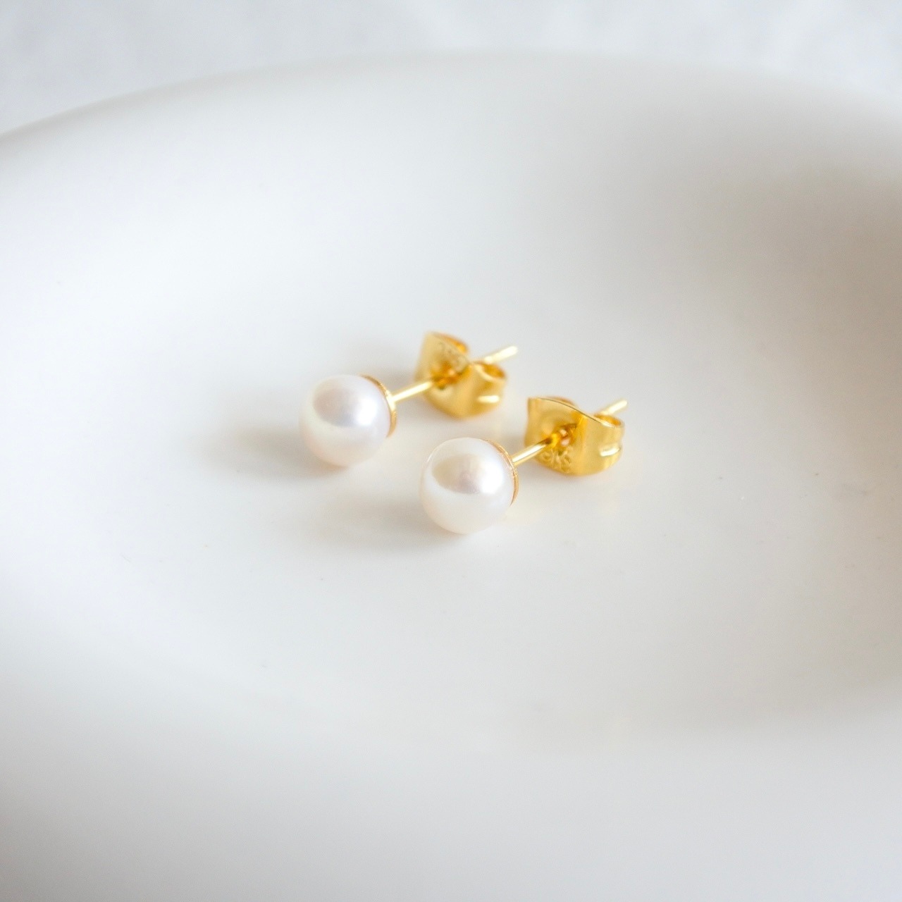 結わい　-瞬き-　【④ひと粒（両耳）】小枝耳飾り　ワイヤーアクセサリー