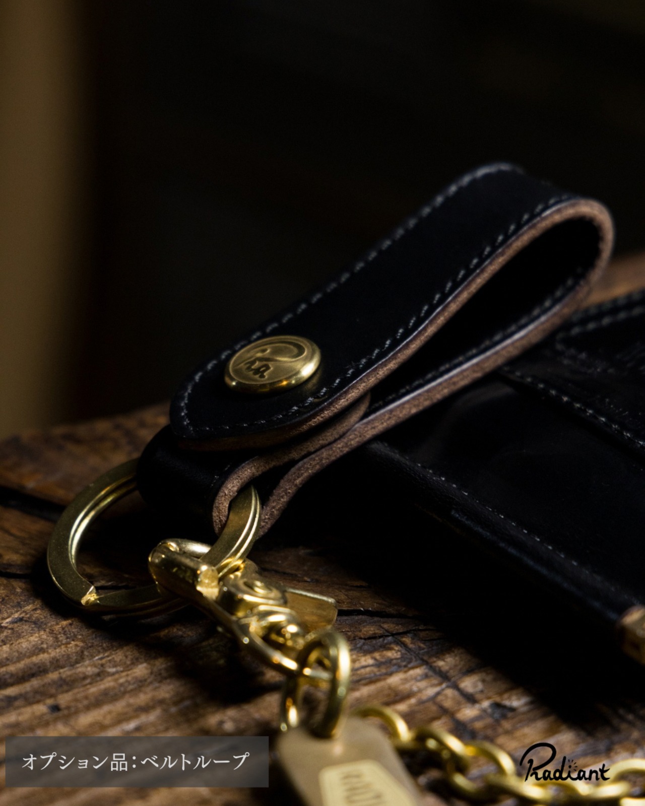 money clip / RW-09  クロムエクセル  All-BLACK  【数量限定】