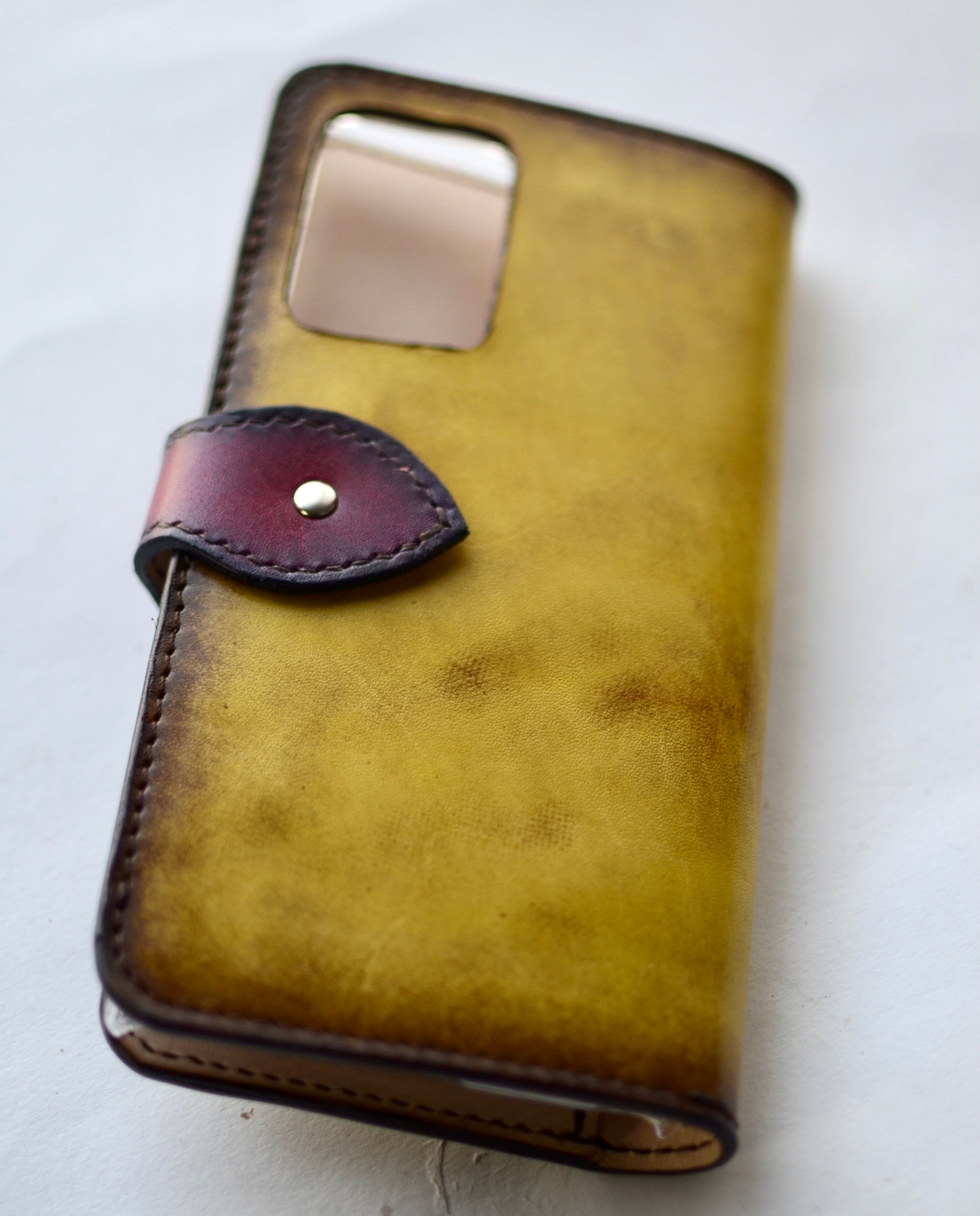 色と文字を選べるオーダーメイド】 20色のぼかし手染めiPhone,Android