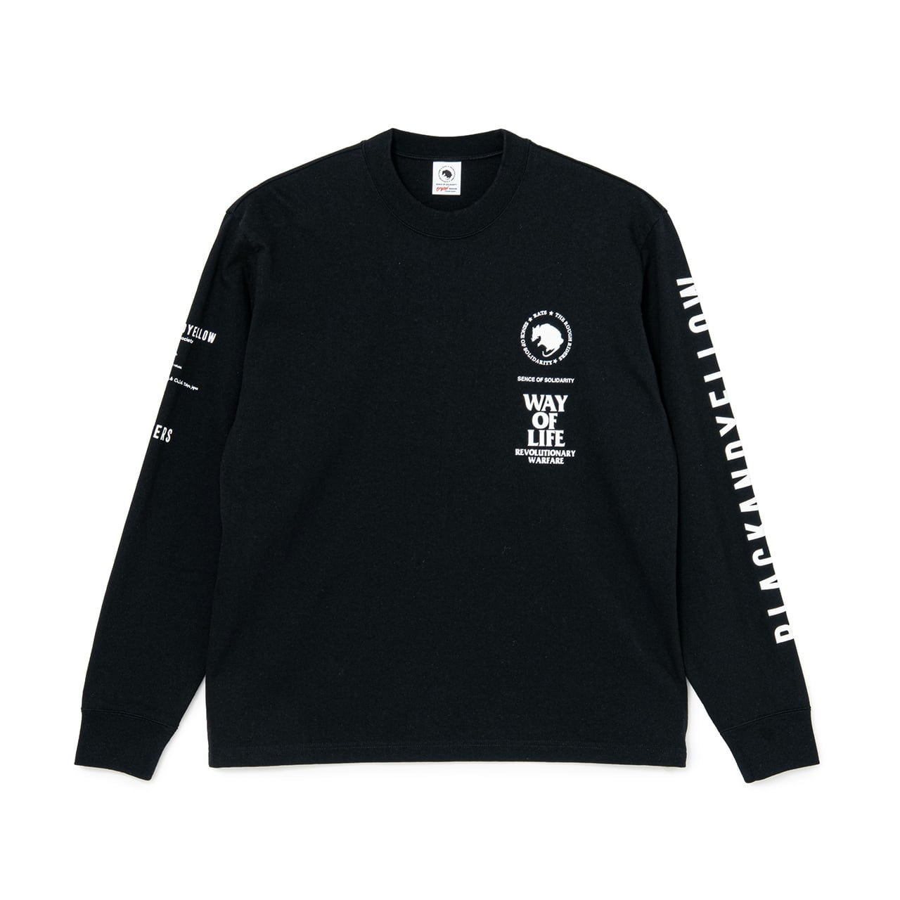 ロングスリーブTシャツ / RATS(ラッツ) / MC L/S TEE(BLACK)(26'RTC-0802)
