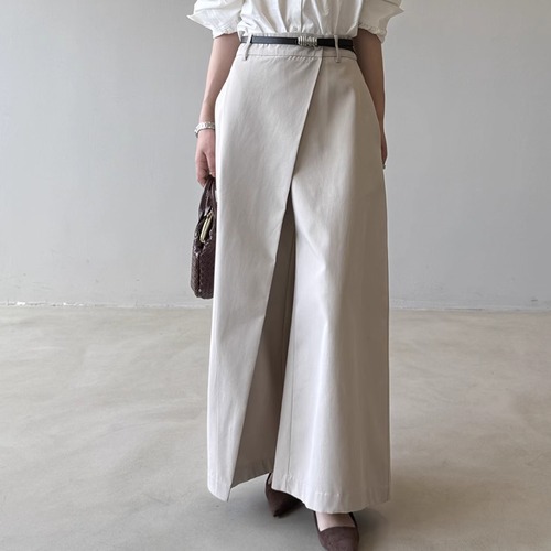 2色／ラップデザインパンツ ・19631