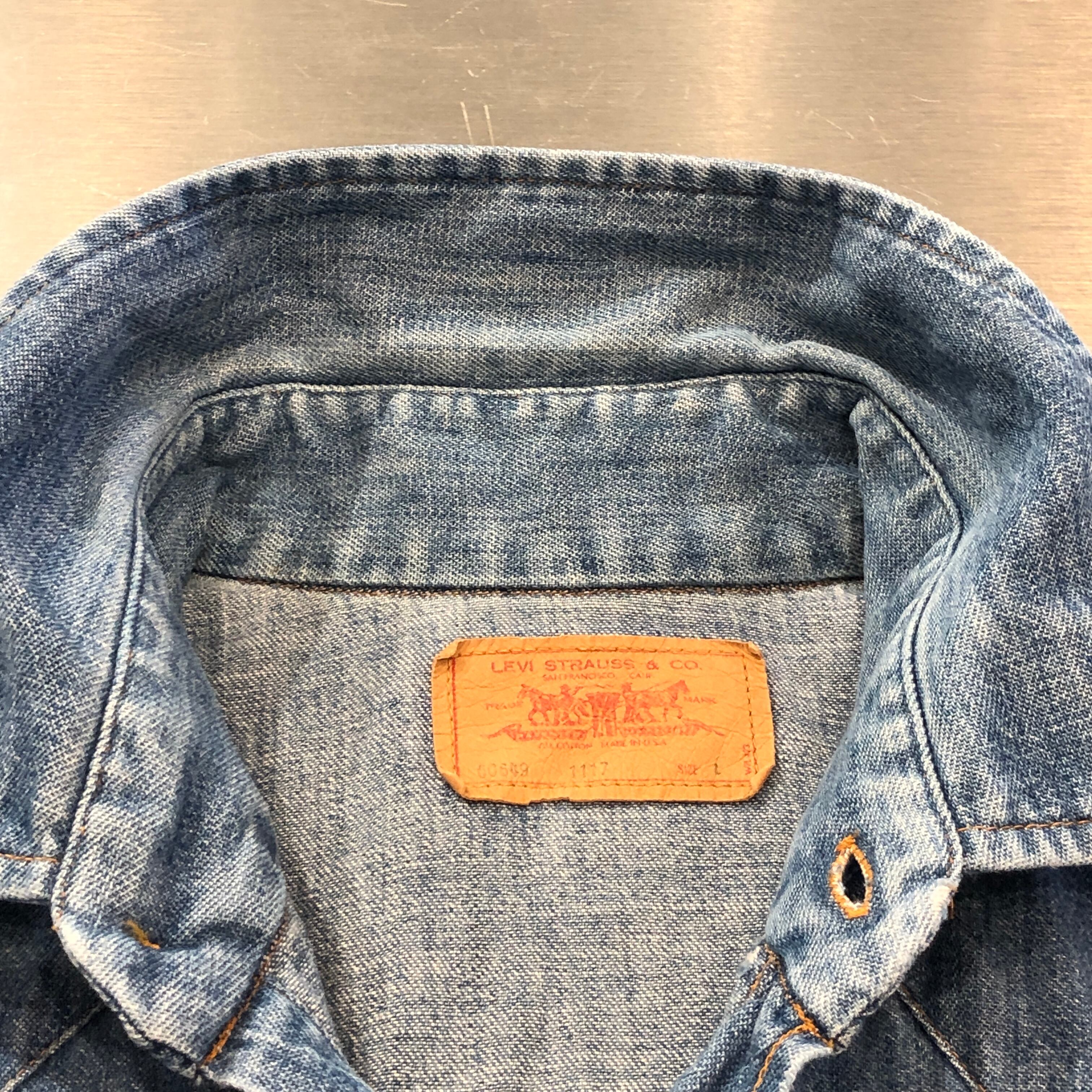 ⊕LEVI'S 60649 DENIM WESTERN SHIRT L USA | safarionline