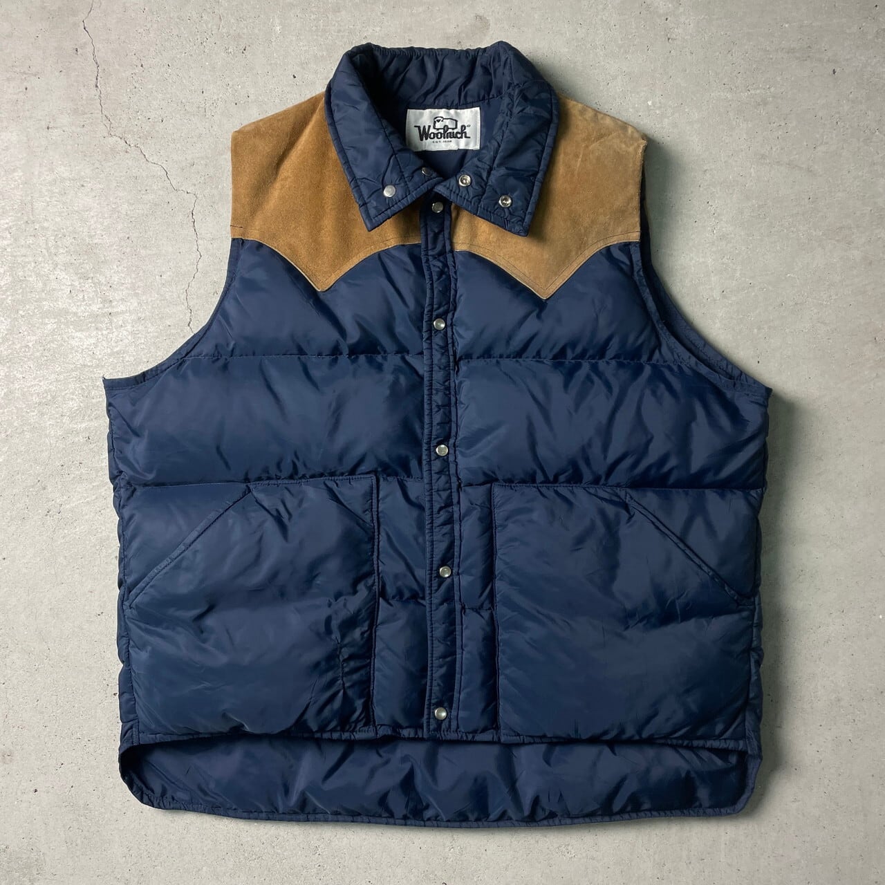 80年代 WOOLRICH ウールリッチ ダウンベスト アウトドアベスト メンズ