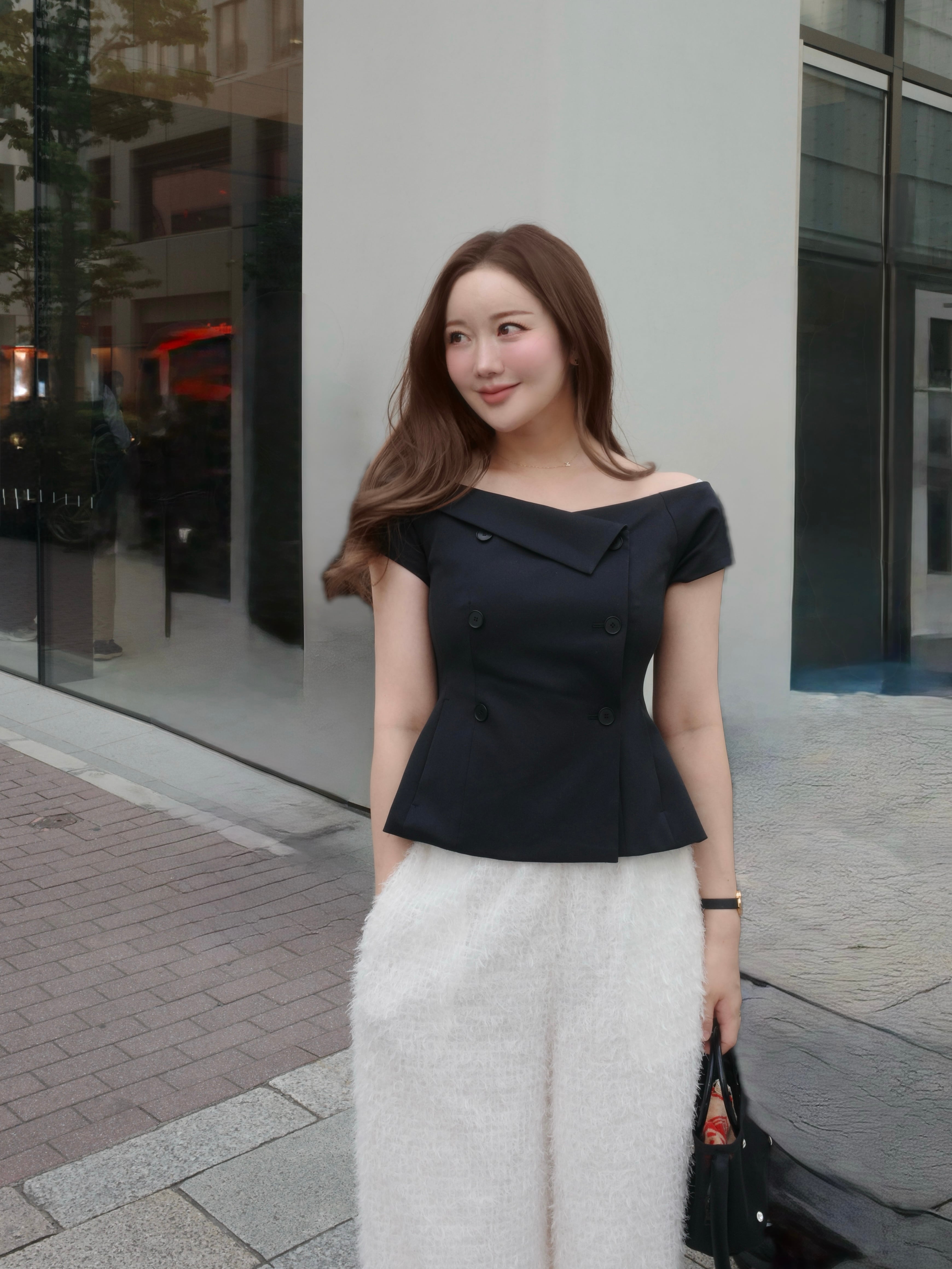 予約】joyu gilet / black 6/13 21:00～再販(8月中旬発送予定) | HYEON