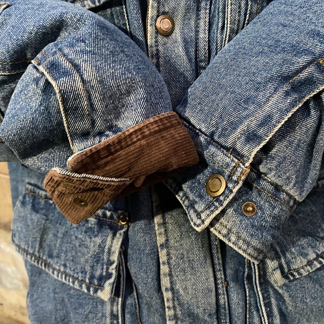 Wrangler ラングラー デニムボアジャケット メンズXL 古着 