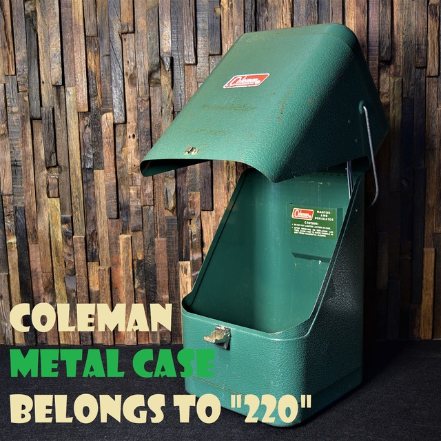 コールマン ガルウィング メタルケース グリーン ビンテージ 220系適合 COLEMAN VINTAGE METAL CASE GREEN 220-567